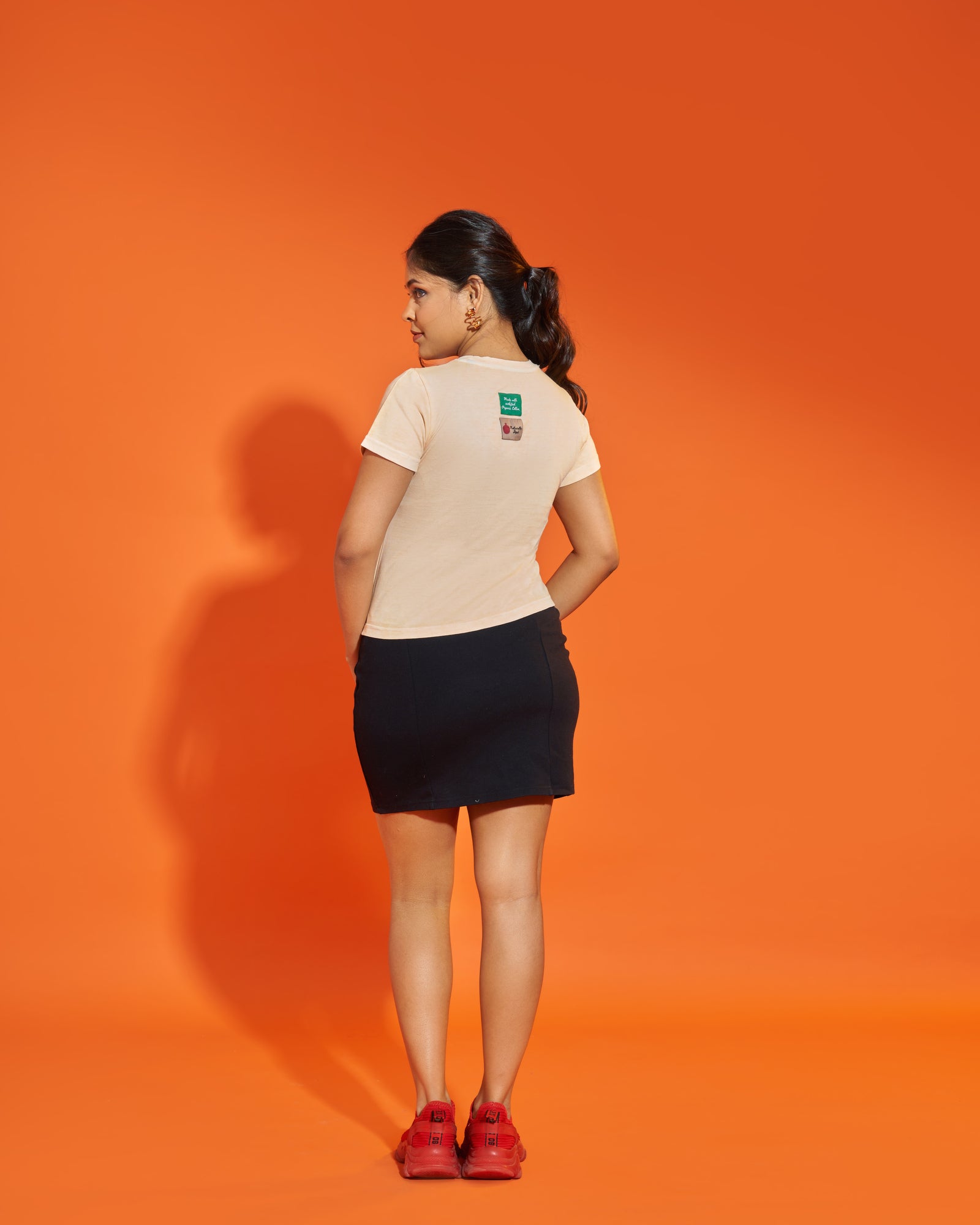 Organic Cotton Milky Orange T-shirt Back
