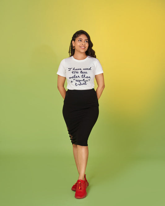 Organic Cotton Screen Printed T-shirt Front